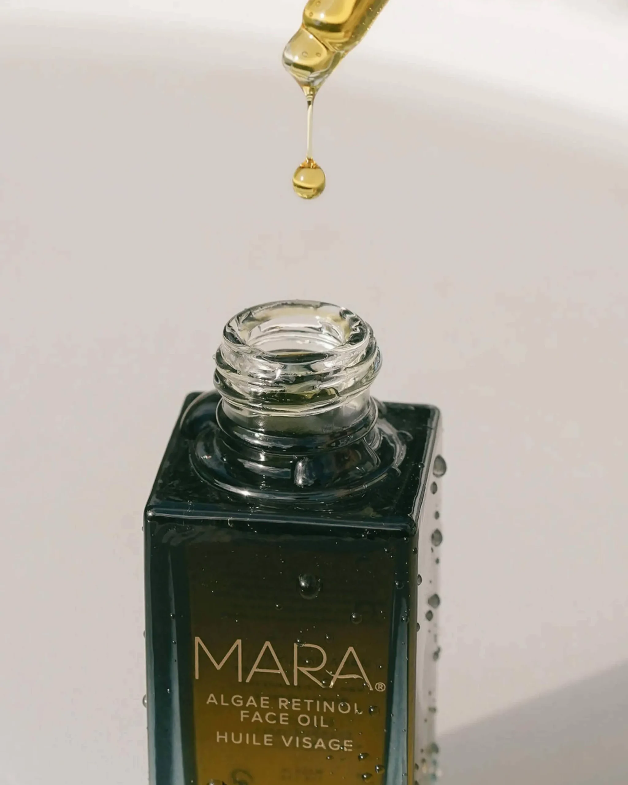 1.2% Clean Algae Retinol Face Oil for Anti-Aging and Wrinkles with Green Tea