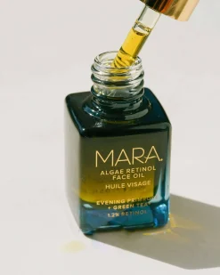 1.2% Clean Algae Retinol Face Oil for Anti-Aging and Wrinkles with Green Tea