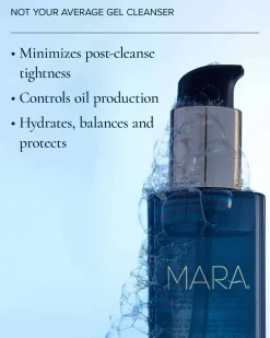 Aura Cleanse Gentle Foaming Gel Cleanser for Dry Skin with Algae