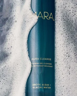 Aura Cleanse Gentle Foaming Gel Cleanser for Dry Skin with Algae