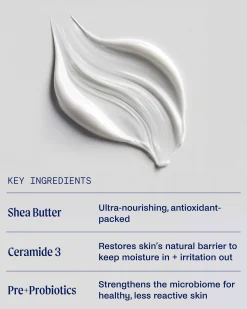 Barrier-Repair Moisturizing Body Cream for Sensitive Skin (Unscented)