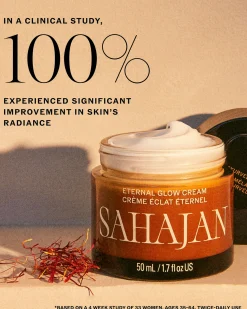 Eternal Glow Cream with Vitamin C, Baukuchiol, Ceramides + Saffron