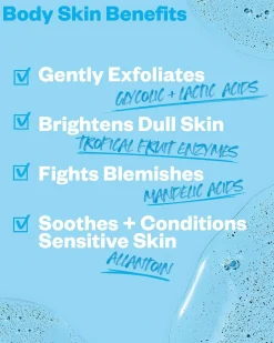 Good Body Skin AHA + Enzyme Exfoliating Body Wash