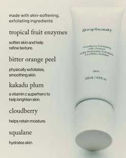 GOOPGLOW Cloudberry Exfoliating Jelly Cleanser