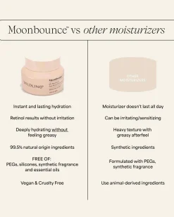 Moonbounce 2% Bioretinol Irish Sea Moss Plumping Moisturizer