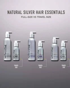 Natural Silver Hair Essentials - Travel Size Kit