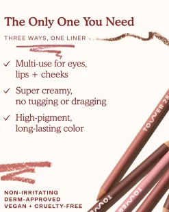 OneLiner Lip Liner + Eyeliner + Cheek Pencil