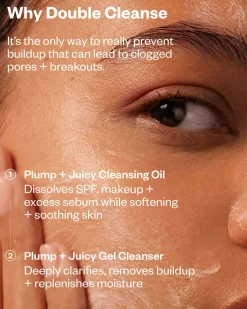 Plump + Juicy Cushiony Calm Botanical Cleansing Oil