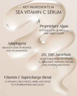 Sea Vitamin C Serum for Brightening Dark Spots & Redness with Algae