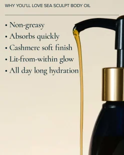 Sea Sculpt Body Oil for Firmness & Cellulite with Algae + Moringa