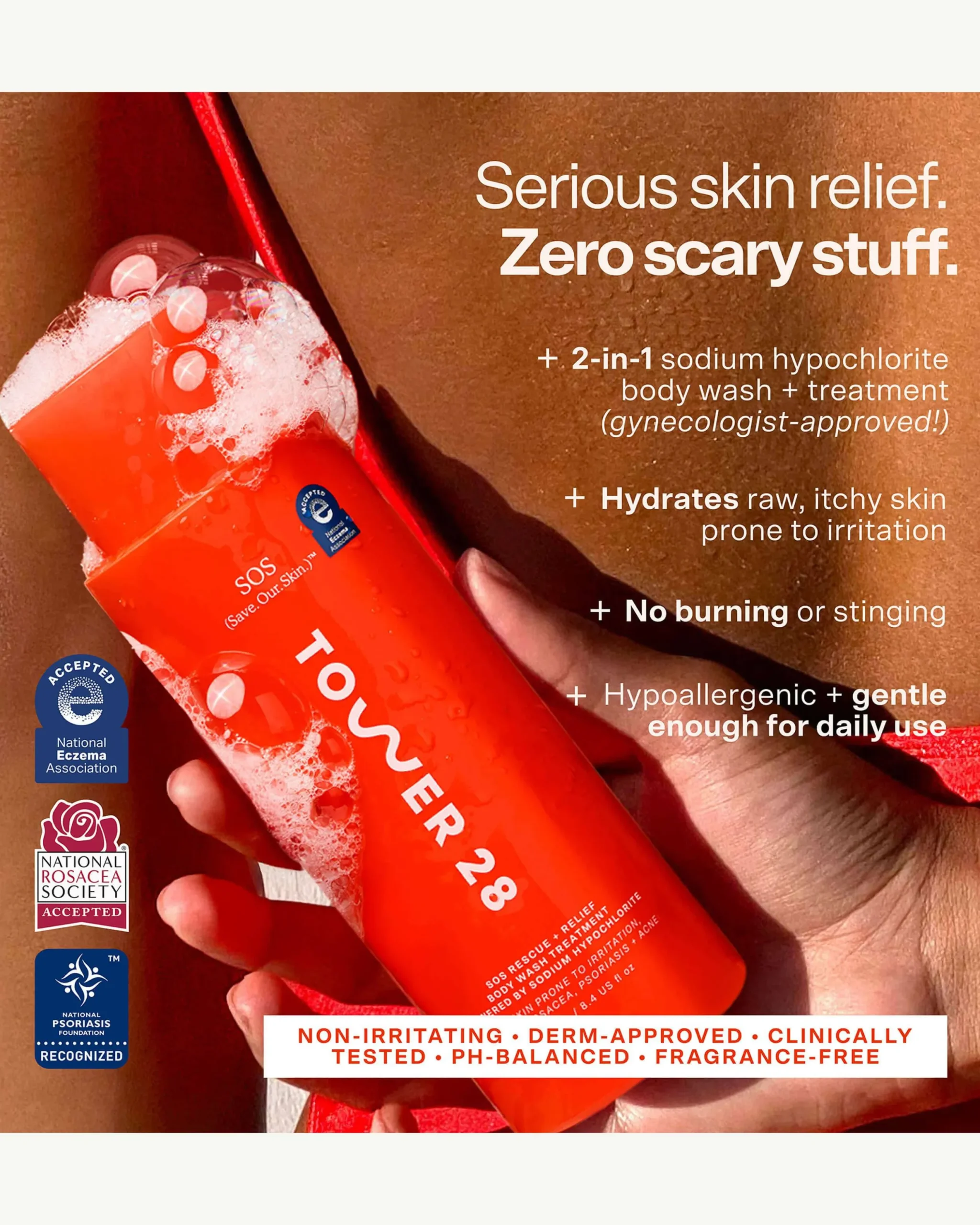 SOS Rescue + Relief Body Wash Treatment