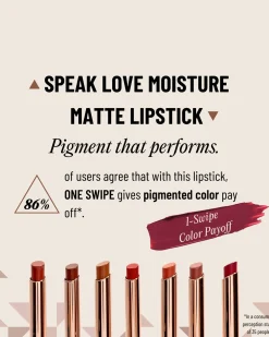 Speak Love Moisture Matte Lipstick