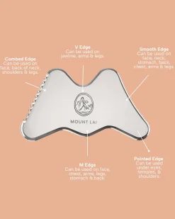 Stainless Steel Face + Body Gua Sha Contour Tool