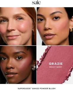 SuperSuede™ Radiant Talc-Free Baked Powder Blush