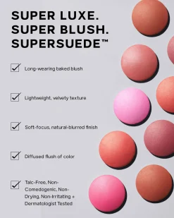 SuperSuede™ Radiant Talc-Free Baked Powder Blush