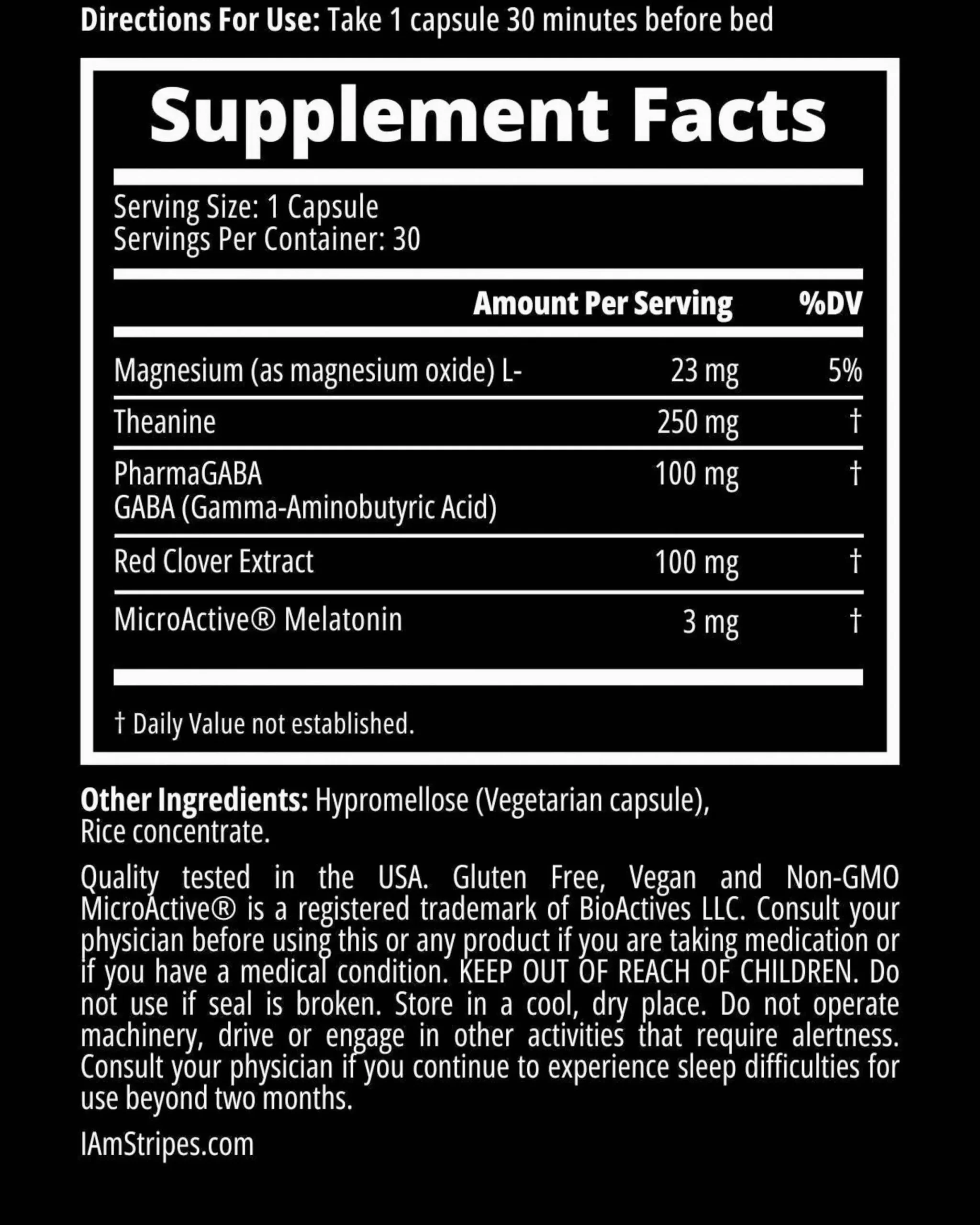 The Dream Date: Good Night Sleep Support Supplement