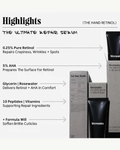 The Hand Retinol - Repair Treatment with 0.25% Pure Retinol + 5% AHA