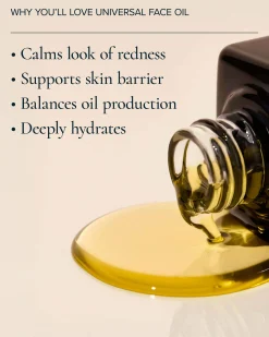 Universal Hydrating Face Oil for Anti-Aging and Glow with Algae + Moringa