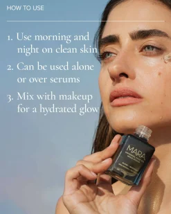 Universal Hydrating Face Oil for Anti-Aging and Glow with Algae + Moringa